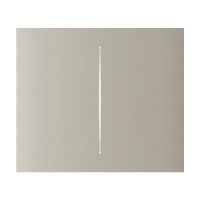 Кнопка Ajax CenterButton (2-gang) vertical ivory/слонова кістка для Ajax LightSwitch vertical