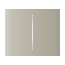 Кнопка Ajax CenterButton (2-gang) vertical ivory/слонова кістка для Ajax LightSwitch vertical