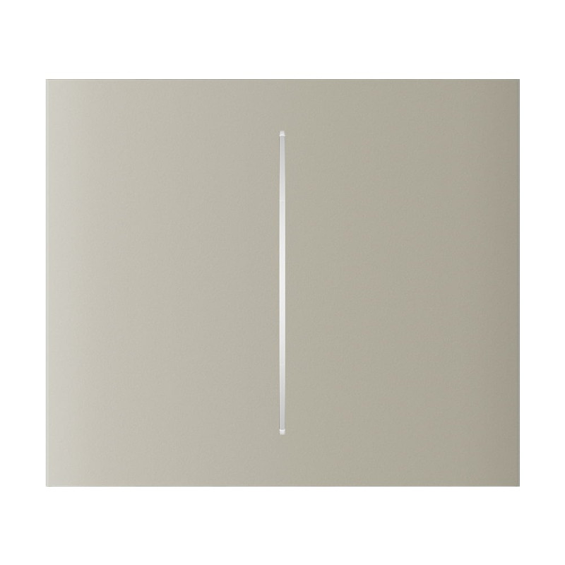 Кнопка Ajax CenterButton (2-gang) vertical ivory/слонова кістка для Ajax LightSwitch vertical