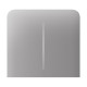 Кнопка Ajax SideButton (2-gang) vertical fog/димна для Ajax LightSwitch vertical