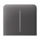 Кнопка Ajax SideButton (2-gang) vertical grey/сіра для Ajax LightSwitch vertical