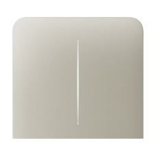 Кнопка Ajax SideButton (2-gang) vertical ivory/слонова кістка для Ajax LightSwitch vertical