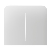 Кнопка Ajax SideButton (2-gang) vertical white/біла для Ajax LightSwitch vertical