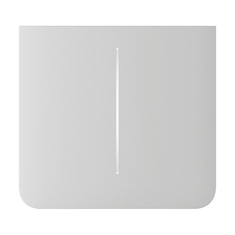 Кнопка Ajax SideButton (2-gang) vertical white/біла для Ajax LightSwitch vertical