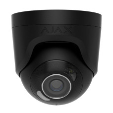 IP-відеокамера 5Mp Ajax TurretCam HL (5 Mp/4 mm) Black f=4mm, ІЧ+LED-підсвічування, з мікрофоном
