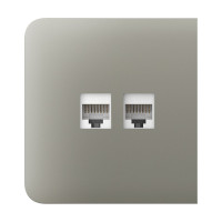 Фронтальна панель Ajax SideCover (LAN) olive/оливкова для інтернет-розетки Outlet (LAN)