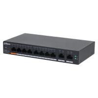 PoE-комутатор 10-портовий керований L2 Dahua DH-CS4010-8ET-60 з 8 портами PoE 60W