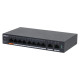 PoE-комутатор 10-портовий керований L2 Dahua DH-CS4010-8ET-60 з 8 портами PoE 60W