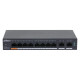 PoE-комутатор 10-портовий керований L2 Dahua DH-CS4010-8ET-60 з 8 портами PoE 60W