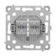 Механізм розетки Ajax OutletCore (LAN) vertical Black для інтернет-розетки Outlet (LAN)