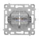 Механізм розетки Ajax OutletCore (LAN) vertical White для інтернет-розетки Outlet (LAN)