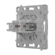 Механізм розетки Ajax OutletCore (LAN) vertical White для інтернет-розетки Outlet (LAN)