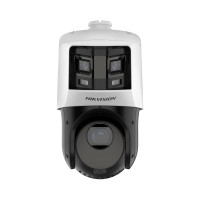 IP PTZ-відеокамера 6Mp+4Mp Hikvision DS-2SE4C425MWG-E/26 F0 f=2.8mm+4.8-120mm, ІЧ+LED, 25x зум