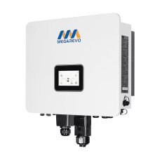 Гібридний однофазний інвертор для сонячних панелей 6kW Megarevo R6KL1DA-G2S 2 MPPT WiFi