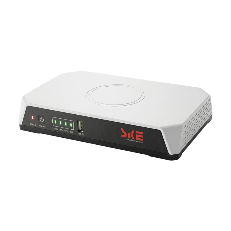 Джерело безперебійного живлення Mini UPS SKE POE-36E-LFP 24V 20000mAh 5V/9V/12V/24V/PoE, LiFePO4 4*5Ah, для роутера та оптичного терміналу
