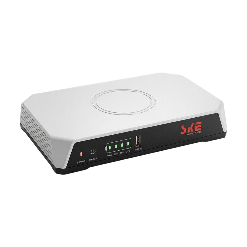 Джерело безперебійного живлення Mini UPS SKE POE-36E-LFP 24V 20000mAh 5V/9V/12V/24V/PoE, LiFePO4 4*5Ah, для роутера та оптичного терміналу