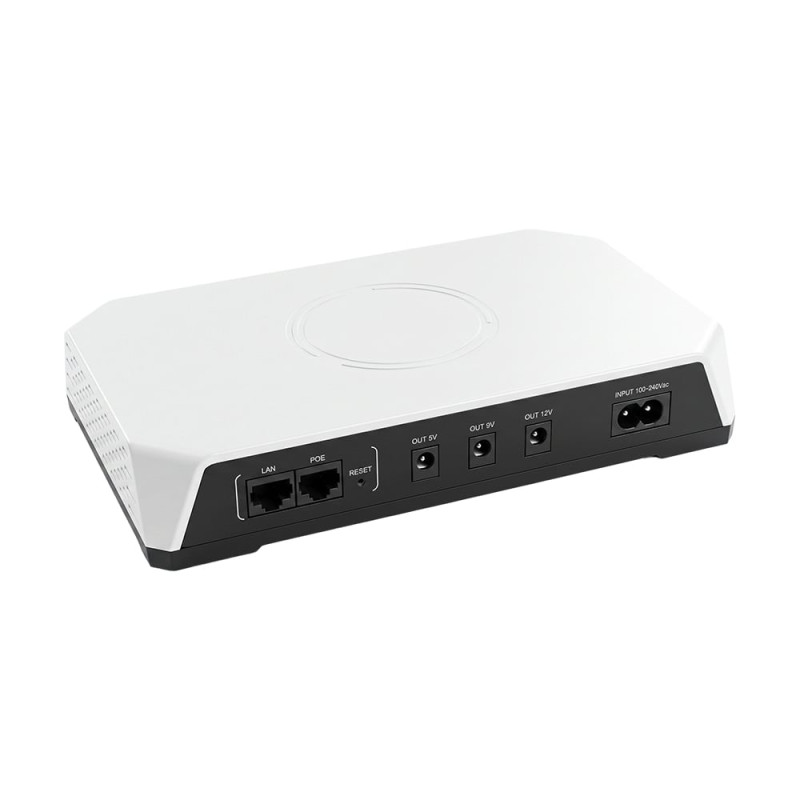 Джерело безперебійного живлення Mini UPS SKE POE-36E-LFP 24V 20000mAh 5V/9V/12V/24V/PoE, LiFePO4 4*5Ah, для роутера та оптичного терміналу