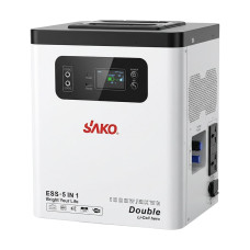 Портативна зарядна станція – система резервного живлення (інвертор та батарея) Sako Alpha-ESS-1000W/2KWh. Потужність 1000 Вт, енергоємність 2009.6 Вт*год, LifePO4