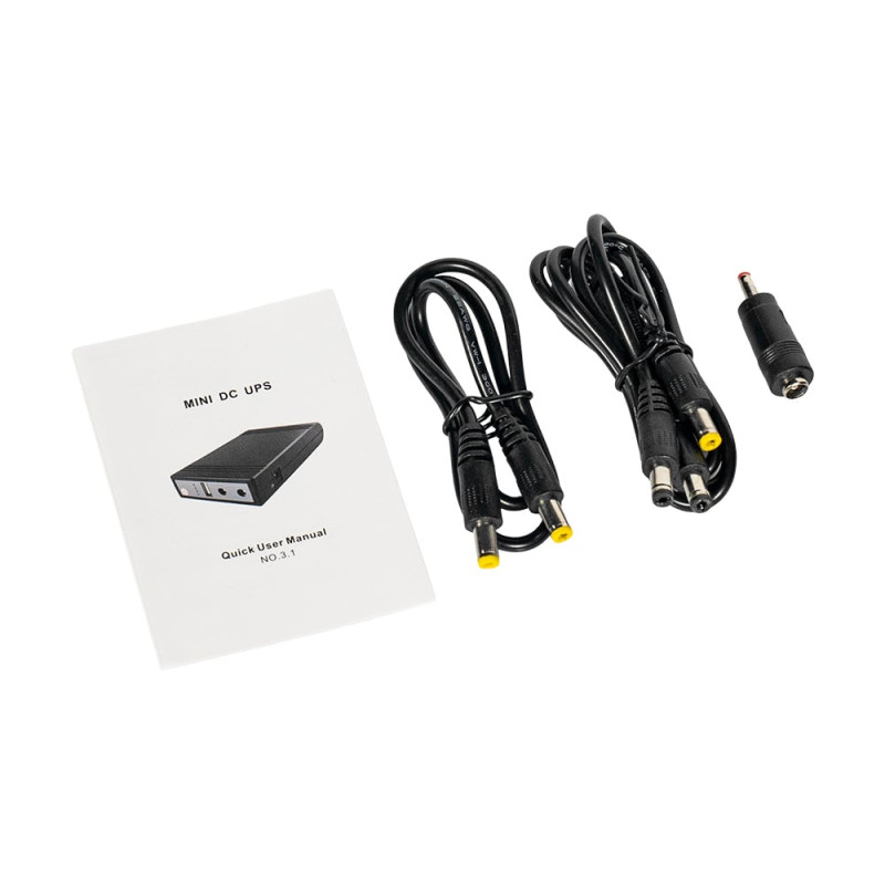 Джерело безперебійного живлення Mini UPS WGP UPS103A 10400mAh 5V/12V/12V, Li-ion 4*2.6Ah, для роутера та оптичного терміналу