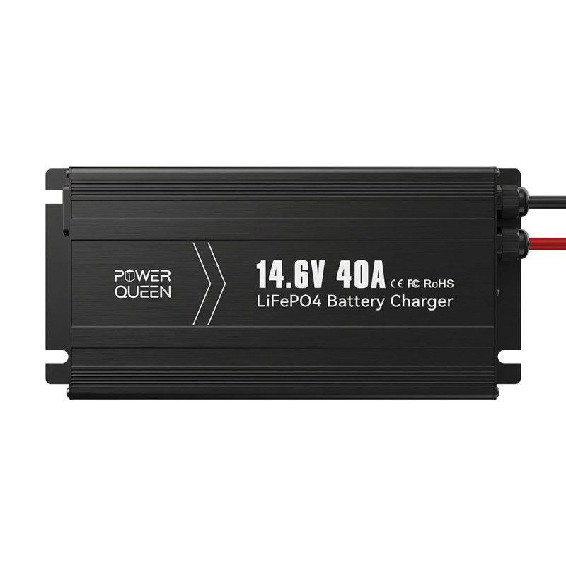 Зарядний пристрій для акумуляторних батарей LiFePO4 14.6V/40A Power Queen P12V40A-BCHA-Y