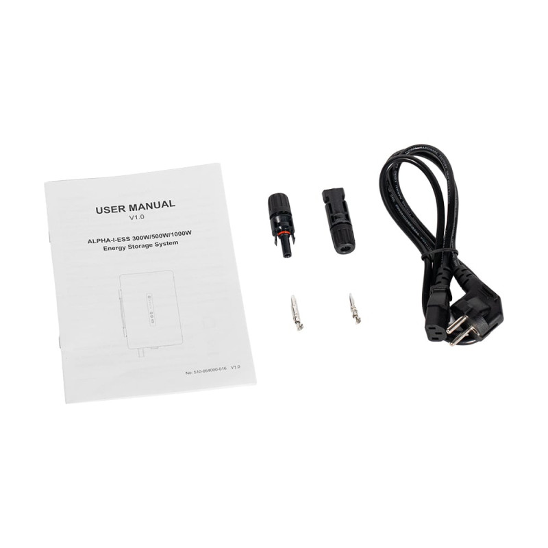 Cистема резервного живлення (інвертор та батарея) Sako Alpha-ESS-1000W/2KWh настінна. Потужність 1000 Вт, енергоємність 2009.6 Вт*год, LifePO4