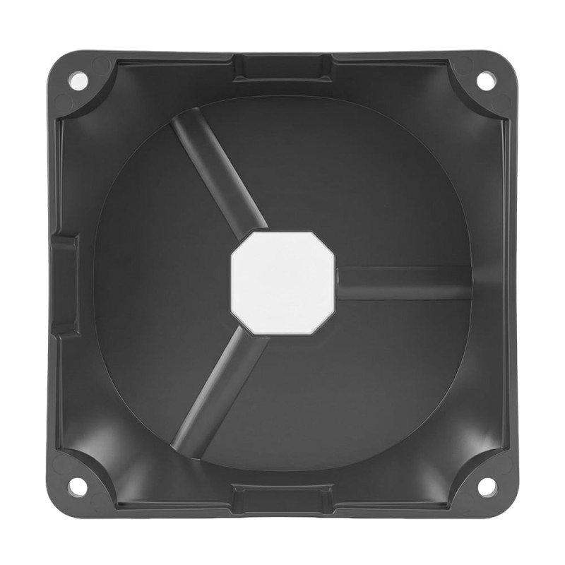 Монтажна коробка Light Vision VLC-08BX, пластик, 130*130*40 мм, графітова