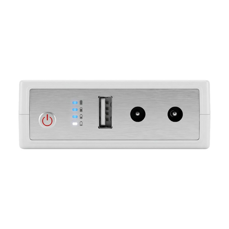 Комплект Mini UPS з блоком живлення: джерело безперебійного живлення Mini UPS WGP UPS103C 20000mAh 5V/12V/12V, Li-ion 4*5Ah, для роутера і оптичного термінала та блок живлення SPF-1202B 12V/2A (24W)