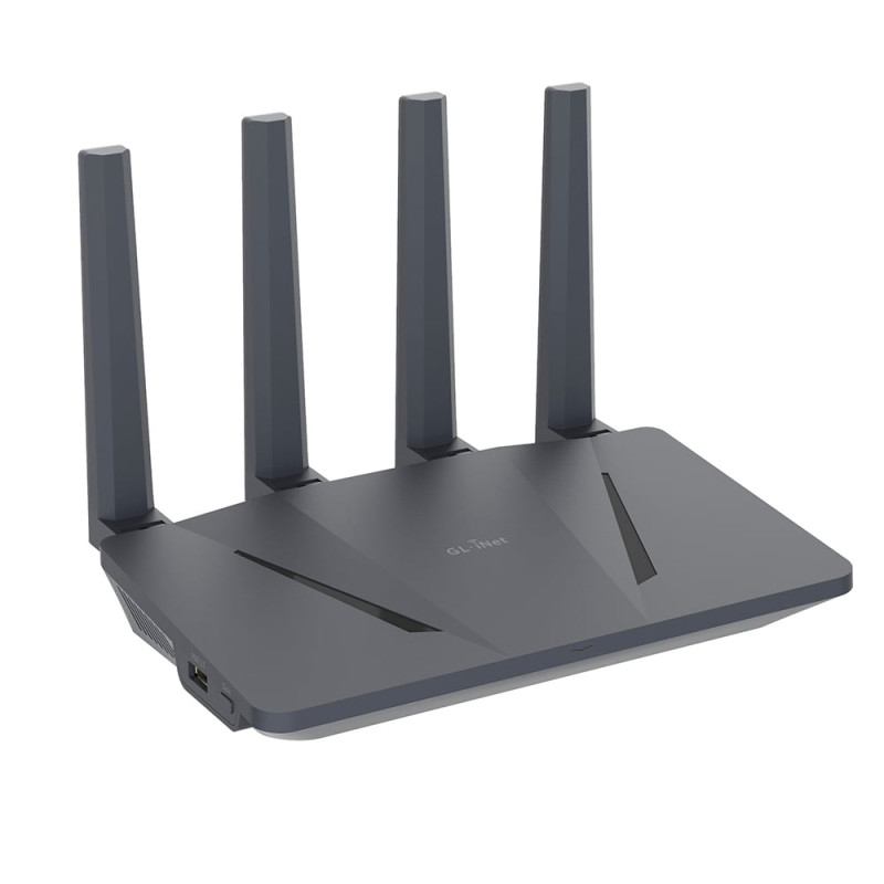 WiFi 6 маршрутизатор GL.iNet Flint (GL-AX1800-EU) гігабітний дводіапазонний