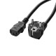 Кабель живлення Trinix C13-EU plug євророзетка 3м