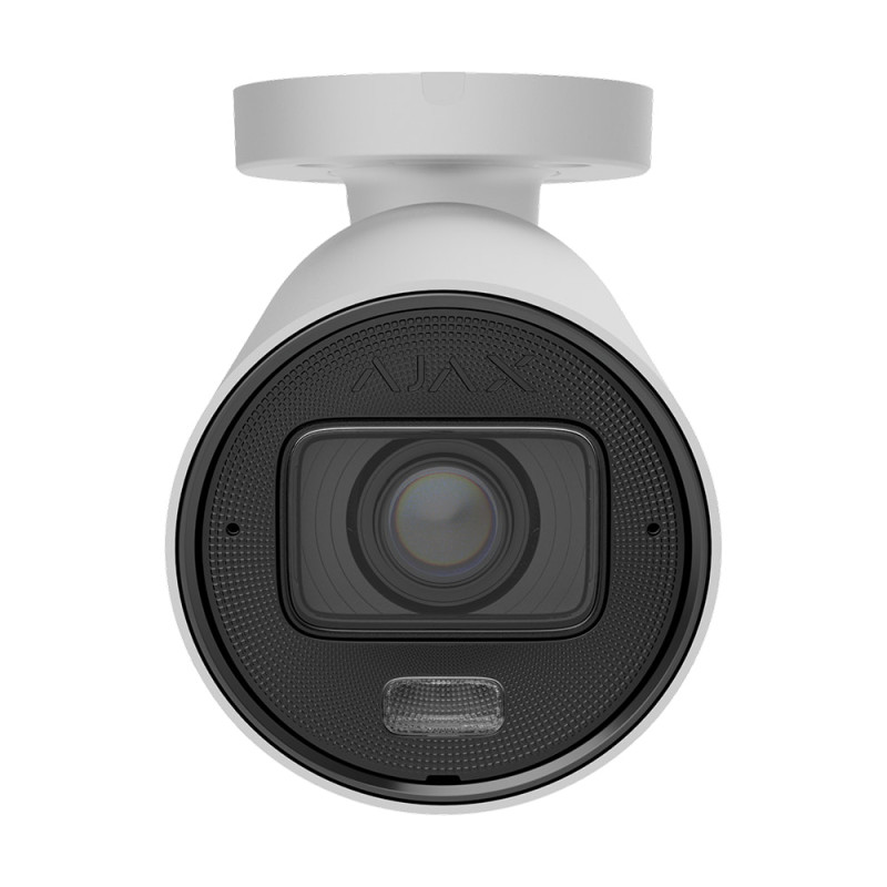 IP-відеокамера 5Mp Ajax BulletCam HLVF (5 Mp) White f=2.8-12mm, ІЧ+LED-підсвічування, з мікрофоном