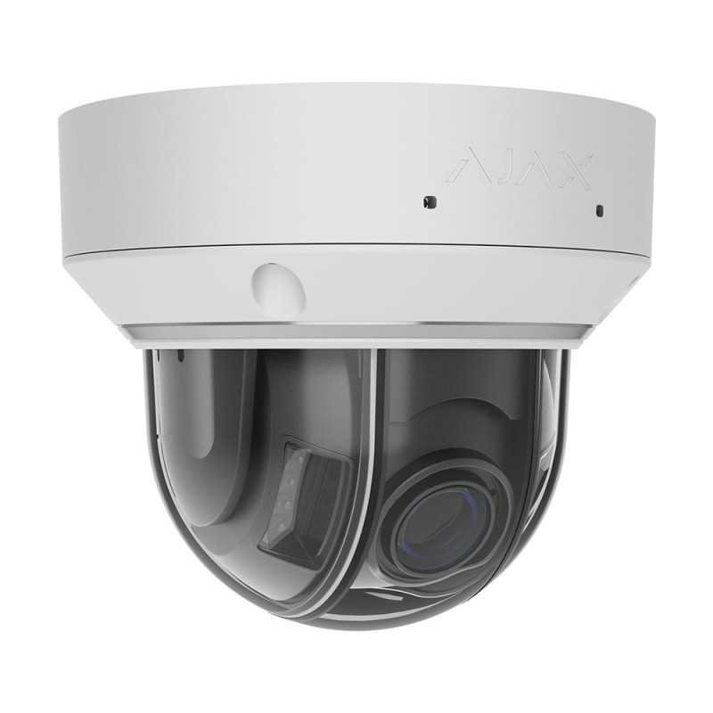 IP-відеокамера 5Mp Ajax DomeCam HLVF (5 Mp) White f=2.8-12mm, ІЧ+LED-підсвічування, з мікрофоном