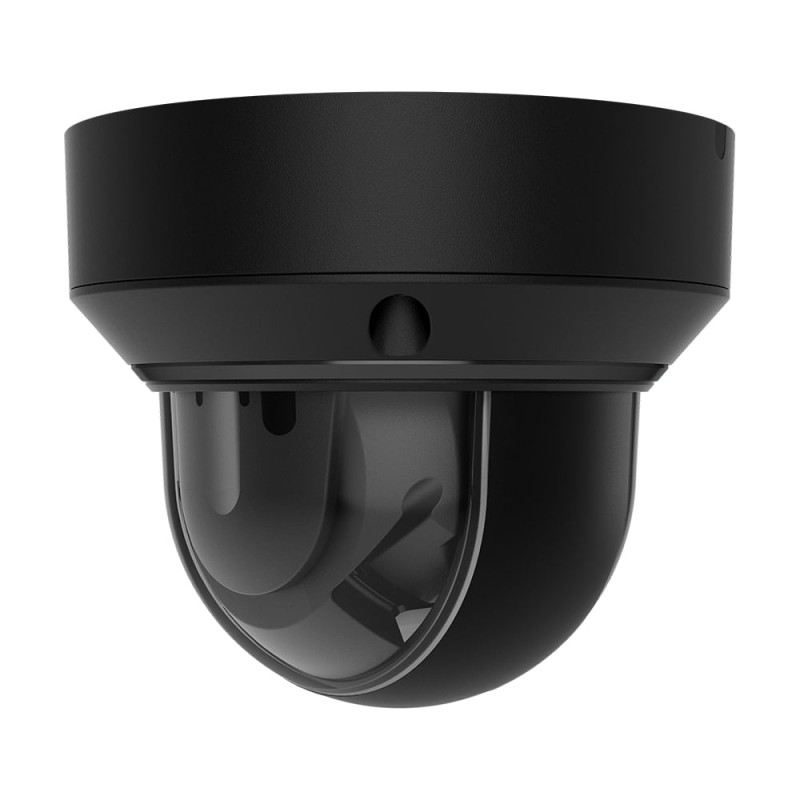 IP-відеокамера 8Mp Ajax DomeCam HLVF (8 Mp) Black f=2.8-12mm, ІЧ+LED-підсвічування, з мікрофоном