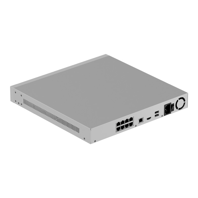 IP-відеореєстратор 8-канальний 12Mp Ajax NVR H2D8PAC (8-ch) White з 8 портами PoE