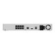 IP-відеореєстратор 16-канальний 12Mp Ajax NVR H2D8PAC (16-ch) White з 8 портами PoE