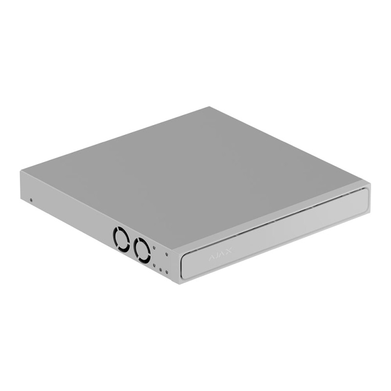 IP-відеореєстратор 16-канальний 12Mp Ajax NVR H2D16PAC (16-ch) White з 16 портами PoE