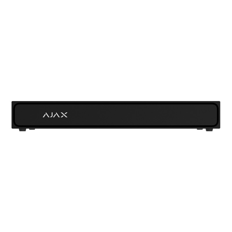 IP-відеореєстратор 8-канальний 12Mp Ajax NVR H2D8PAC (8-ch) Black з 8 портами PoE