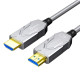 Кабель оптичний армований HDMI 2.0 40m Dtech DT-HF2040K