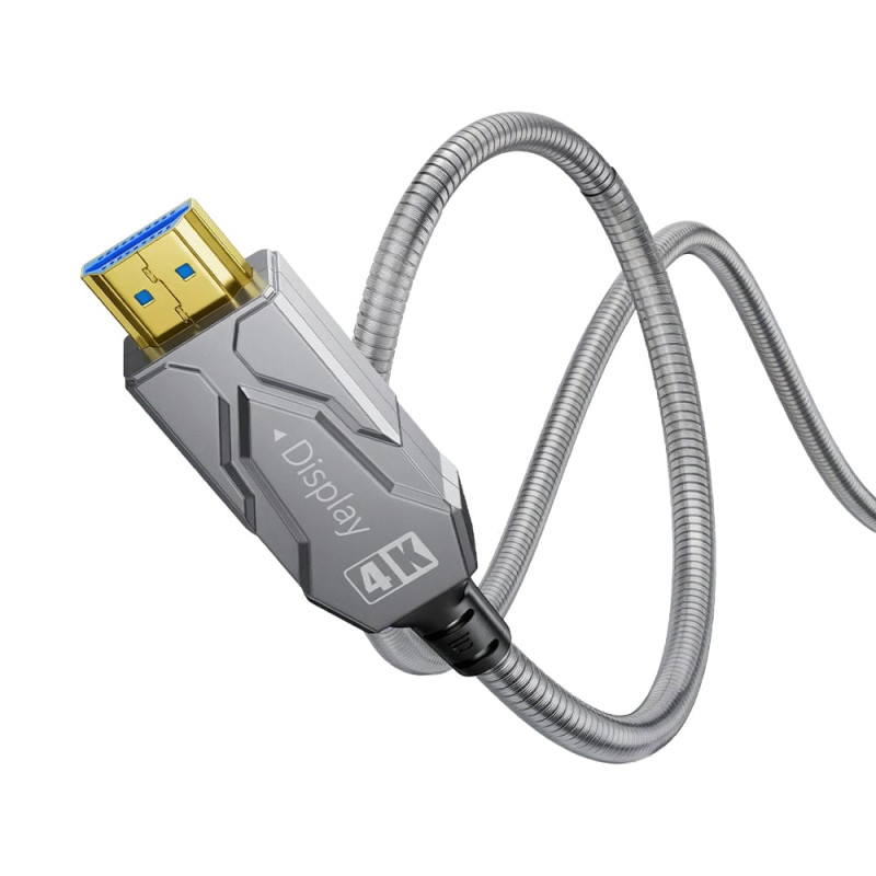 Кабель оптичний армований HDMI 2.0 100m Dtech DT-HF2100K