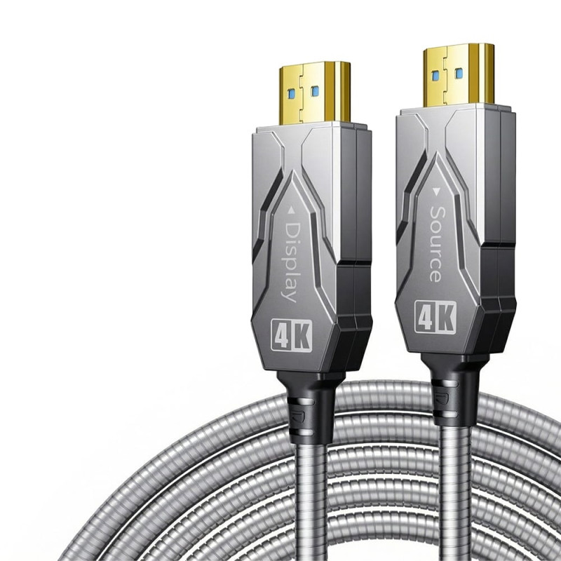 Кабель оптичний армований HDMI 2.0 100m Dtech DT-HF2100K