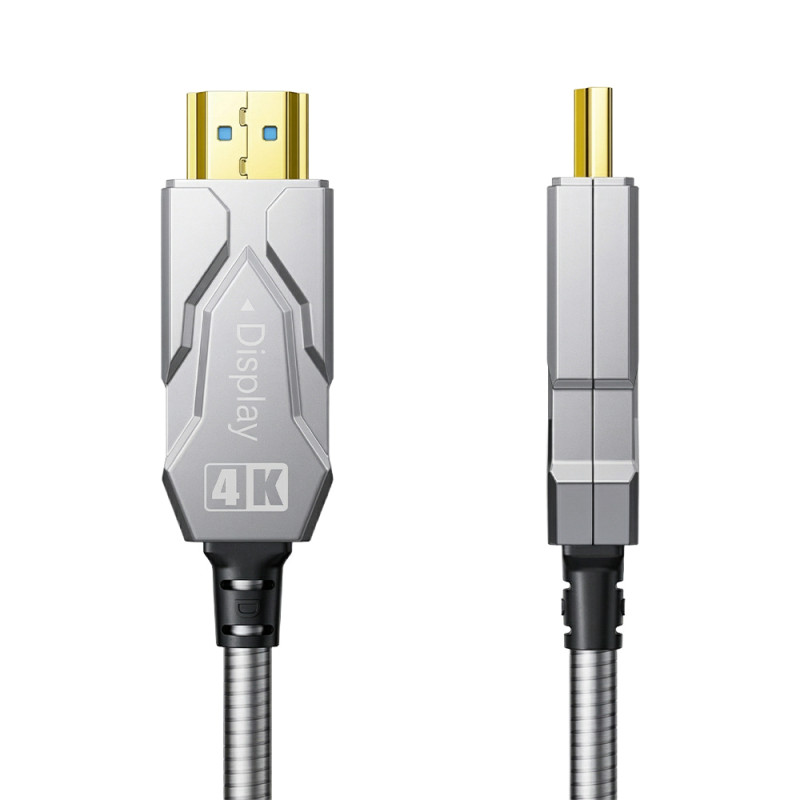 Кабель оптичний армований HDMI 2.0 100m Dtech DT-HF2100K