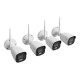 Комплект IP-відеонагляду з WiFi на 4 камери TVT TD-P0804W1-001: 4 циліндричні 4Mp WiFi IP-відеокамери + 8-канальний 8Mp WiFi IP-відеореєстратор