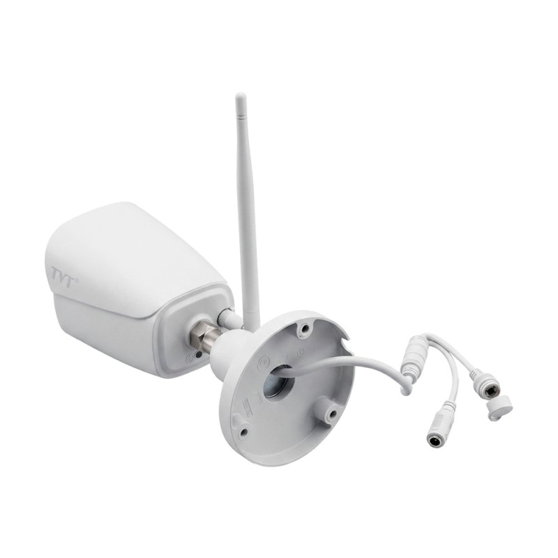 Комплект IP-відеонагляду з WiFi на 4 камери TVT TD-P0804W1-001: 4 циліндричні 4Mp WiFi IP-відеокамери + 8-канальний 8Mp WiFi IP-відеореєстратор