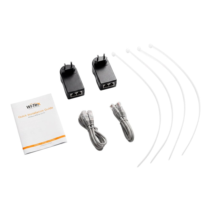 Комплект бездротового моста WiFi Wi-Tek WI-CPE511H-KIT V2 5GHz, 867Mbps, 3km, 2x100Mbps, Cloud
