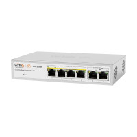 PoE-комутатор 6-портовий керований Wi-Tek WI-PCES306G V2 гігабітний, 4x1000Mbps PoE+, 2x1000Mbps Uplink, 60W, Cloud, ONVIF