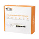 PoE-комутатор 6-портовий керований Wi-Tek WI-PCES306G V2 гігабітний, 4x1000Mbps PoE+, 2x1000Mbps Uplink, 60W, Cloud, ONVIF