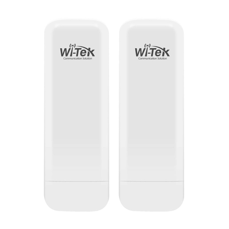 Комплект бездротового моста WiFi Wi-Tek WI-CPE513P-KIT V3 5GHz, 300Mbps, 5km, 2x100Mbps, PoE IN/PoE OUT, Cloud