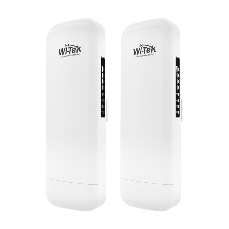 Комплект бездротового моста WiFi Wi-Tek WI-CPE800-KIT V3 5GHz, 867Mbps, 5km, 2x1000Mbps, PoE IN/LAN OUT, Cloud