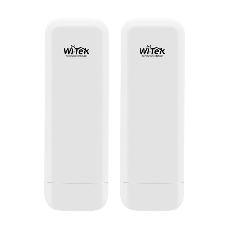 Комплект бездротового моста WiFi Wi-Tek WI-CPE800-KIT V3 5GHz, 867Mbps, 5km, 2x1000Mbps, PoE IN/LAN OUT, Cloud