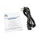 PoE-комутатор 10-портовий некерований Wiking WK-PS210 V2, 8x100Mbps PoE, 2x100Mbps Uplink, 76W