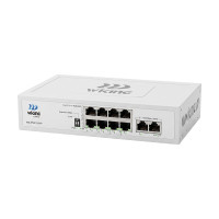 PoE-комутатор 10-портовий некерований Wiking WK-PS310-HP гігабітний, 8x1000Mbps PoE, 2x1000Mbps Uplink, 110W